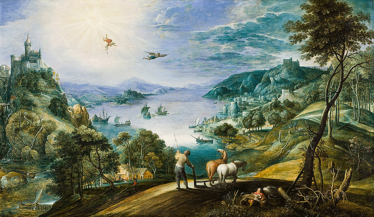 Marten_Ryckaert_-_Landscape_with_a_farmer_plowing_and_the_fall_of_Icarus-1resize.gif